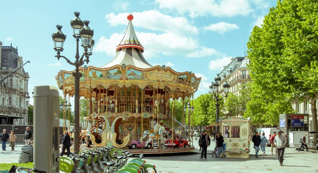 Draaimolen in Parijs